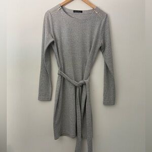 Dynamite Women's large Long sleeve, crew neck sweater dress.
